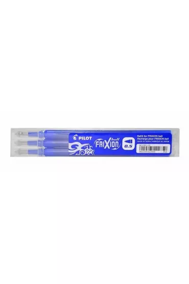 Pilot Wkad do dugopisu Frixion ball Clicker 0,5 niebieski 3 szt.