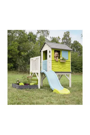 Domek na palach z piaskownic� Smoby
