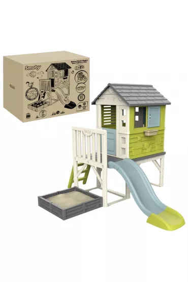 Domek na palach z piaskownic� Smoby
