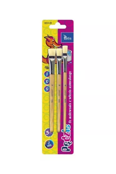 Tetis P�dzle p�askie (8,10,12) KE014-BS 3 szt.