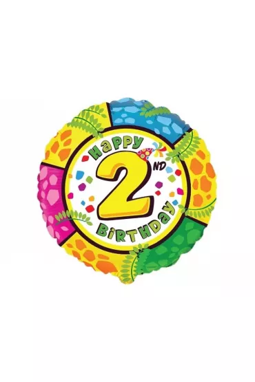 Flexmetal Balon foliowy Happy Birthday - 2 48cm