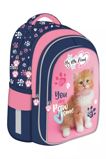 St. Majewski Plecak 4-komorowy BPL58 Ginger Kitty My Little Friend