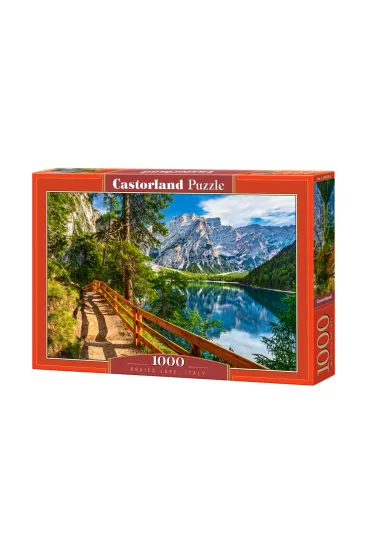 Puzzle 1000 el. Braies Lake, Italy Castorland