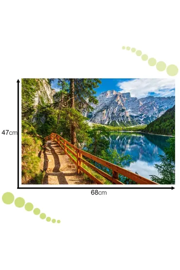 Puzzle 1000 el. Braies Lake, Italy Castorland