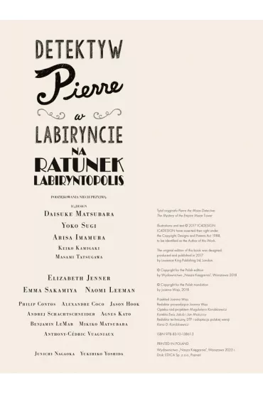 Na ratunek Labiryntopolis. Detektyw Pierre w labiryncie. Tom 2 - Chihiro Maruyama, Hiro Kamigaki