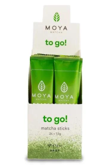 Moya Matcha Herbata zielona matcha w saszetkach 24 x 1,5 g Bio
