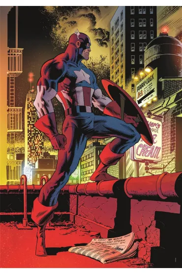Puzzle 1000 el. Compact Captain America Clementoni