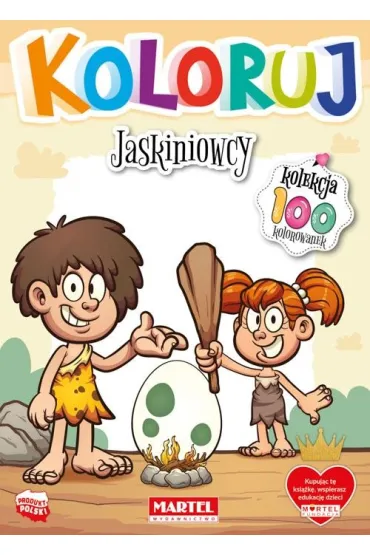 Jaskiniowcy. Koloruj