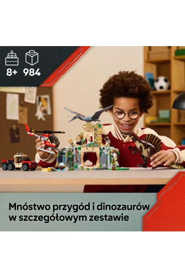 LEGO Jurassic World Powietrzna misja z kecalkoatlem i spinozaurem 76976