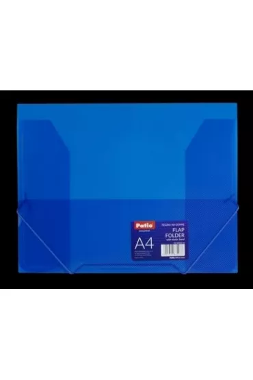 CoolPack Teczka A4 na gumk� transparentna niebieska 31.5 x 24.5 cm