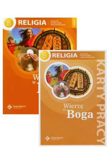 Zestaw 2: Wierz� w Boga 5 Religia klasa 5 podr�cznik + karty pracy