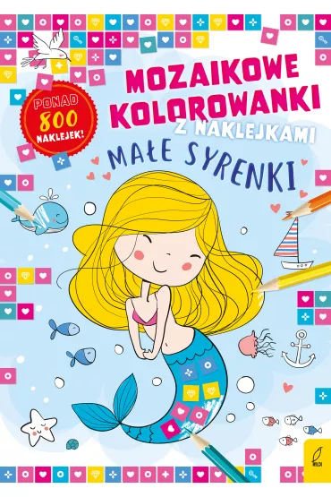 Mozaikowe kolorowanki. Ma�e syrenki