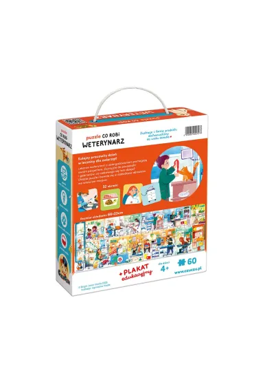 Puzzle Co robi weterynarz Bright Junior Media