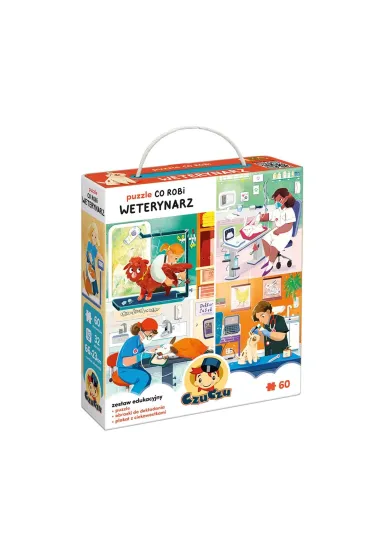 Puzzle Co robi weterynarz Bright Junior Media