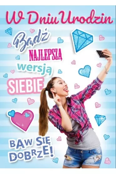 Stamp Karnet Bueno B6 + koperta. Wz�r nr 01 Urodziny