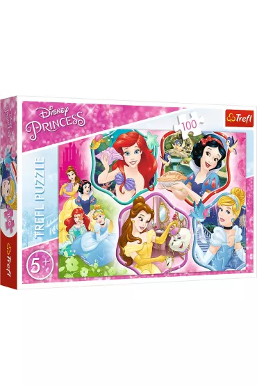 Puzzle 100 el. Magia ksi�niczek Trefl