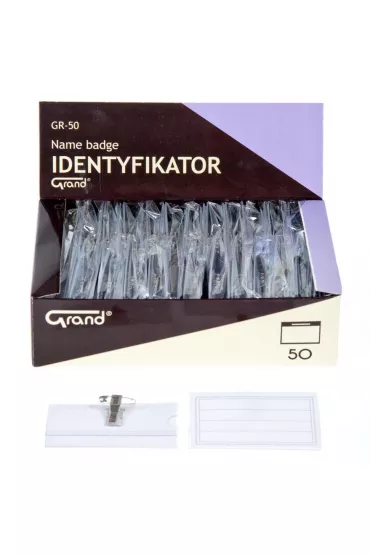 Identyfikator PCV 55x90 GR-50 GRAND