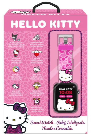 Smartwatch z Bluetooth Hello Kitty 12 funkcji i aplikacja Hello Kitty HK50264