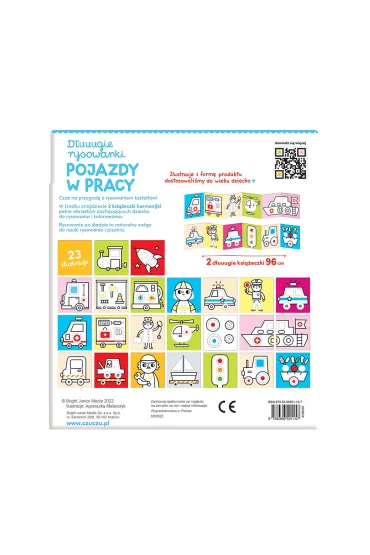 CzuCzu D�uuugie rysowanki Rysuj� po �ladzie Pojazdy w pracy 3+