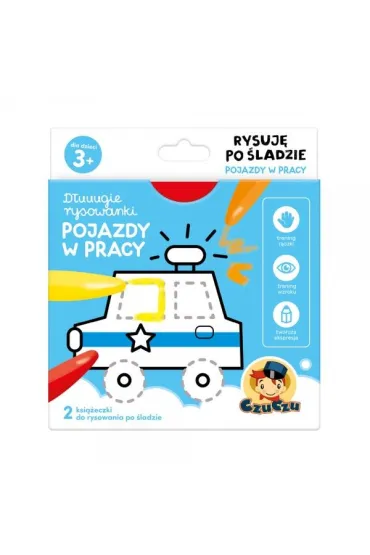 CzuCzu D�uuugie rysowanki Rysuj� po �ladzie Pojazdy w pracy 3+