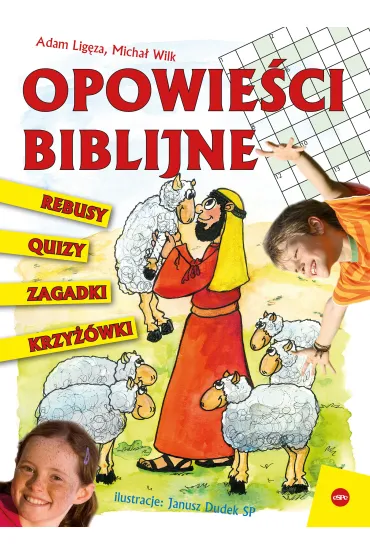 Opowie�ci biblijne. Rebusy, quizy, zagadki, krzy��wki - Adam Lig�za, Micha� Wilk