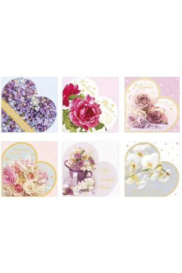 Pol-Mak Torebki Karnet okazyjny 15x15 cm z kopert� Dzie� Mamy POL-MAK LKS DM 105