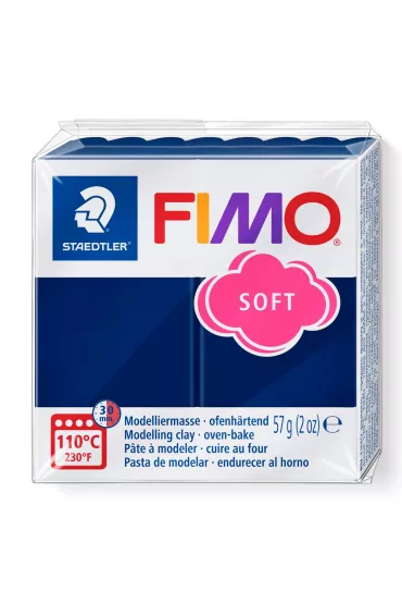 Staedtler Masa plastyczna termoutwardzalna Soft, granatowa, 57g, kostka