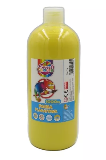 Sweet colours Farba plakatowa ��ta 1000 ml