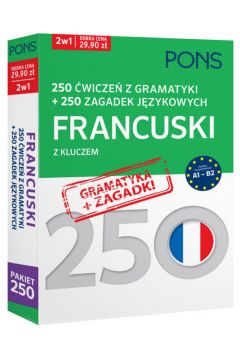 250 wicze/250 zagadek gramatyka. Francuski 2w1