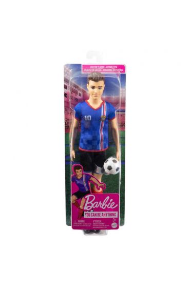 Lalka Barbie Ken Pikarz niebieska koszulka Mattel