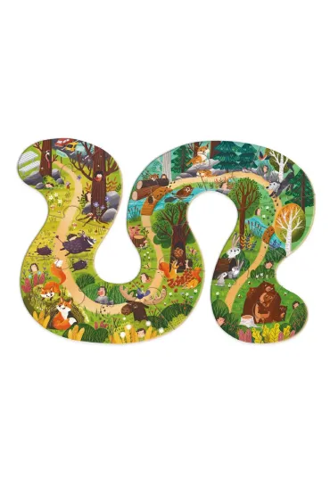 Puzzle 16 el. Who lives in the forest Dodo