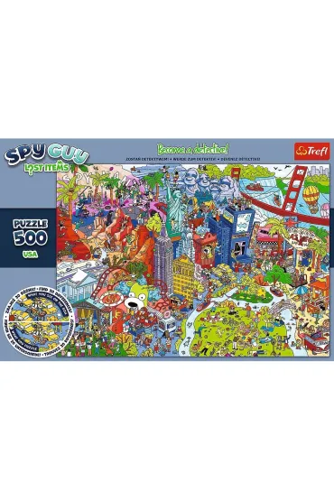 Puzzle 500 el. Spy Guy USA Trefl