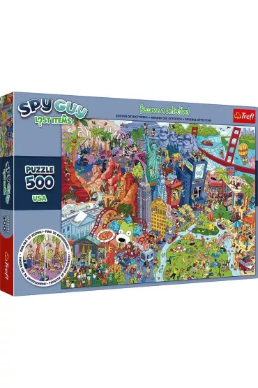 Puzzle 500 el. Spy Guy USA Trefl