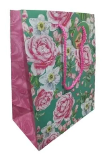 Fresh Torebka ozdobna brokat r�e 35x37x12cm