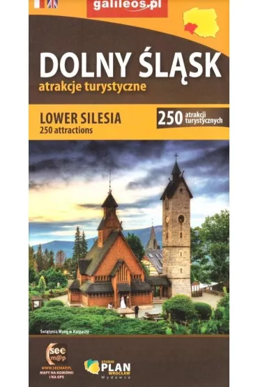 Dolny �l�sk - mapa atrakcji 2022 - PL/EN