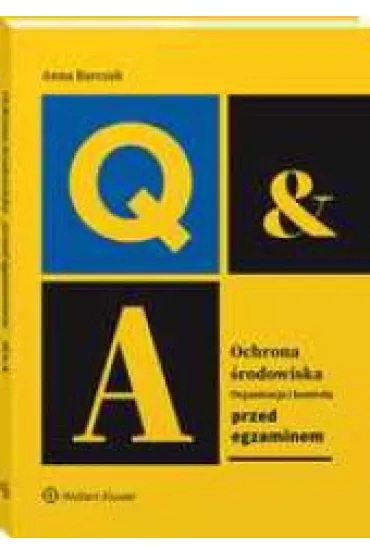 Ochrona �rodowiska organizacja i kontrola - Anna Barczak