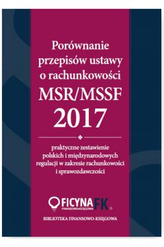 eBook Porwnanie przepisw ustawy o rachunkowoci i MSR/MSSF 2017 pdf mobi epub