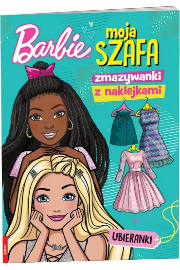 Barbie. Moja szafa. Zmazywanki z naklejkami