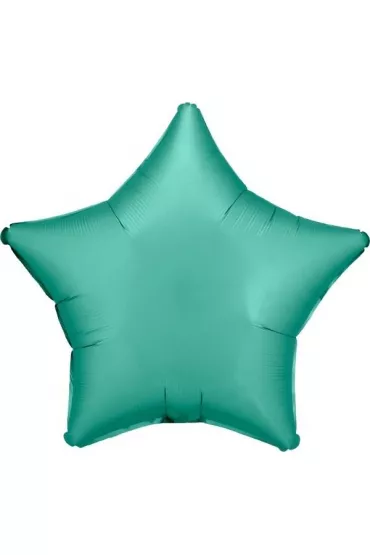 Amscan Balon foliowy Lustre Jade Green gwiazda luzem 48cm