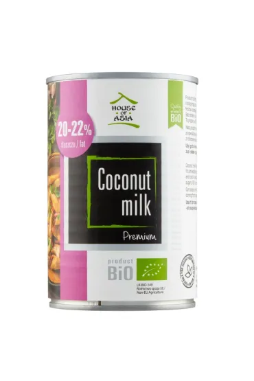 House of Asia Mleczko kokosowe 20-22% 400 ml Bio