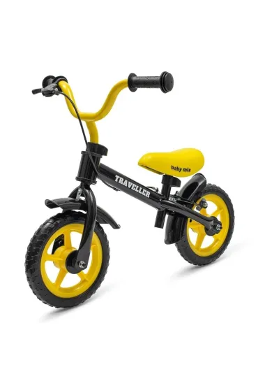 Rowerek biegowy z hamulcem Traveller czarny Baby Mix
