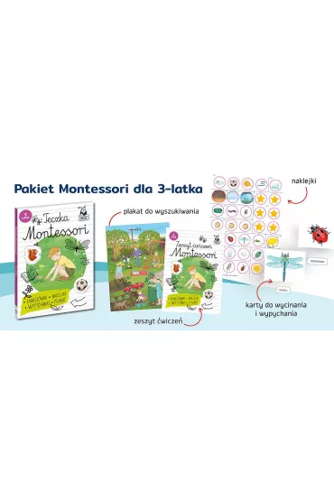 Teczka Montessori. 3 lata. Kapitan Nauka - Zuzanna  Osuchowska