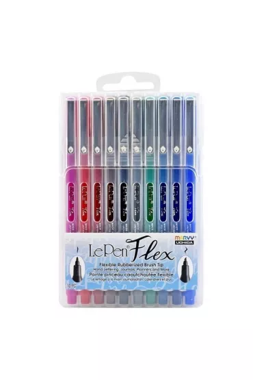 Marvy Cienkopisy Le Pen Flex Primary 10 kolor�w