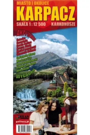 Mapa - Karpacz i okolice dla Aktywnych