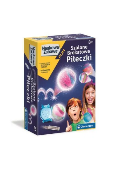 Szalone brokatowe pi�eczki Clementoni