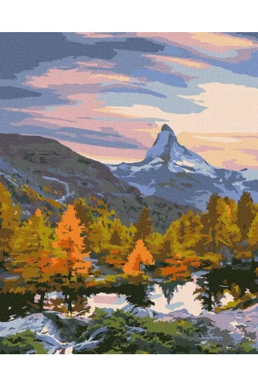 Ideyka Malowanie po numerach - Jasny las 40x50cm
