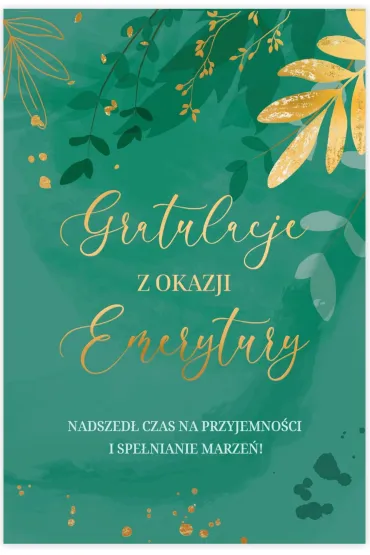 Karnet B6 Emerytura li�cie
