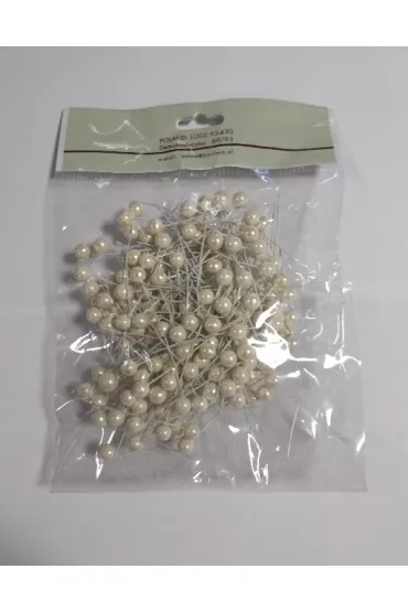 Kulki jasno kremowe 8mm 200 szt