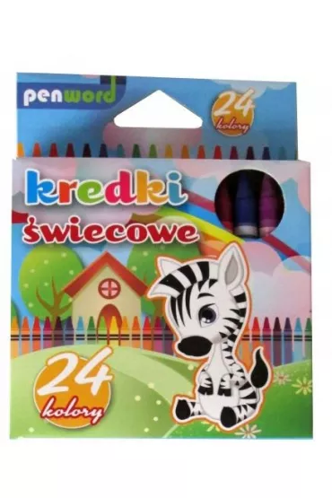 Polsirhurt Kredki �wiecowe 24 kolory