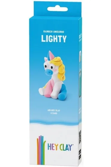 Hey Clay - T�czowy Jednoro�ec Lighty Tm Toys